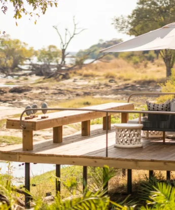 Deck, Toka Leya, Mosi Oa Tunya NP, Zambia