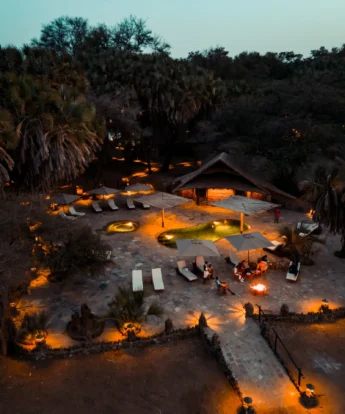 Evening Fire, Soroi Larsens, Samburu NR, Kenya