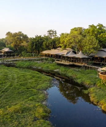 Rvier views at Xigera Safari Lodge, Botswana