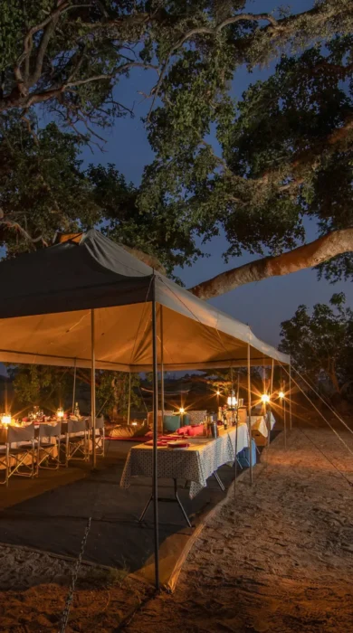 Dining Area, Beagle Expeditions, Okavango Delta, Botswana
