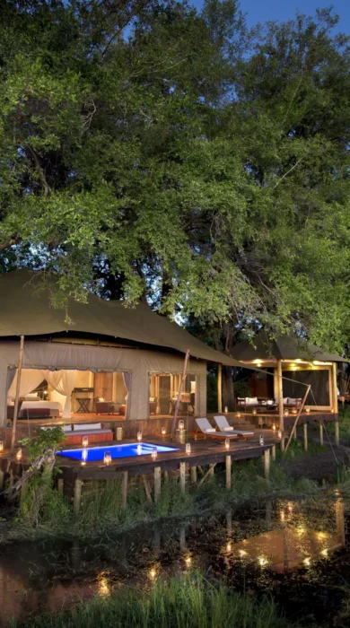 dubaplains guesttent privatepoolnight