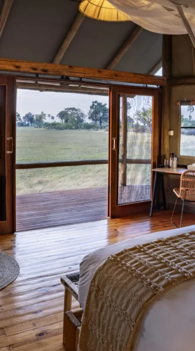Guest Room View, Mokolwane, Okavangao Delta, Botswana