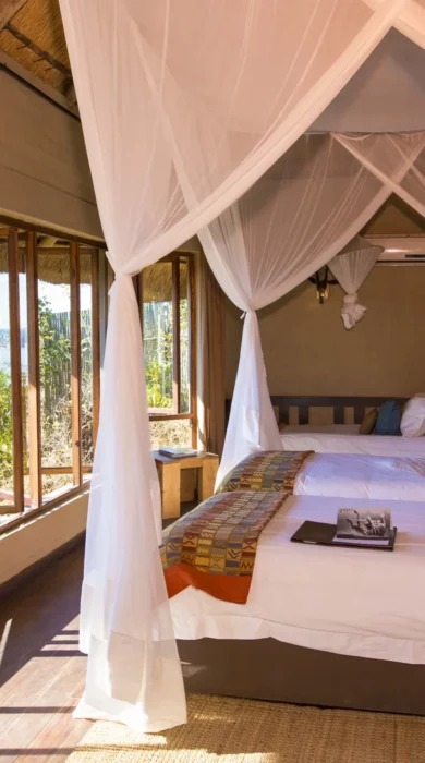 ngoma twin room botswana yellow zebra safaris
