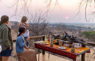 Drinks, Chobe Elephant Camp, Chobe NP, Botswana