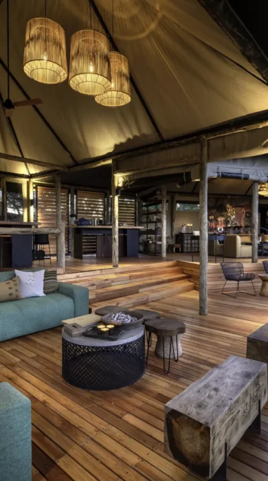 Lounge, Khwai Lediba, Khwai, Botswana