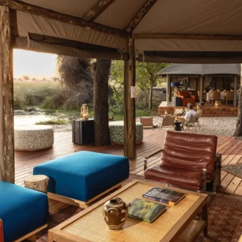 lounge, shinde footsteps, okavango delta, botswana