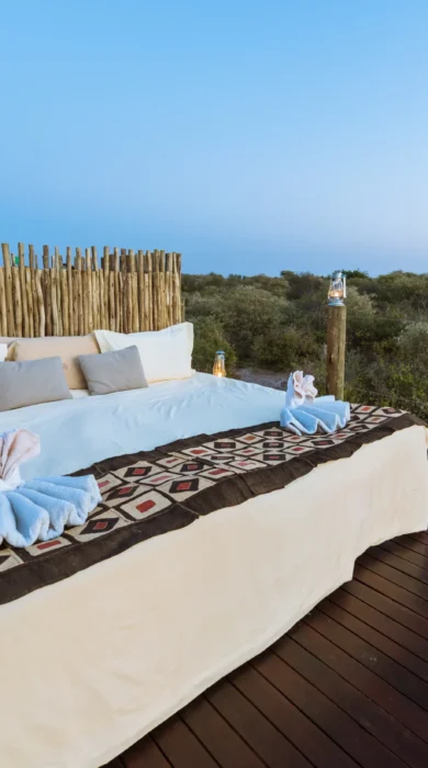 tau pan sleep out botswana yellow zebra safaris