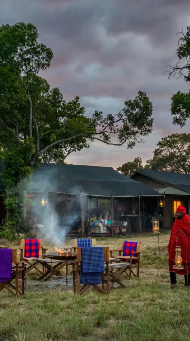 camp fire, lemala ndutu, the serengeti, tanzania