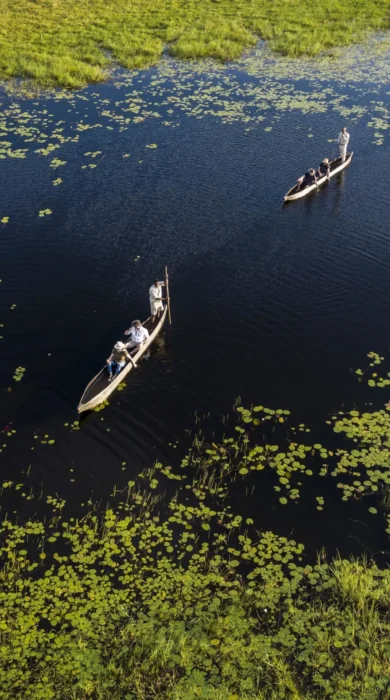 Mokoro activities at Xigera Safari Lodge, Botswana