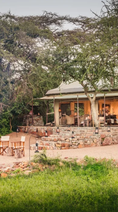 Mwiba Tented Camp main area