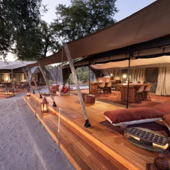 Deck, Selinda Explorers, Linyanti, Botswana