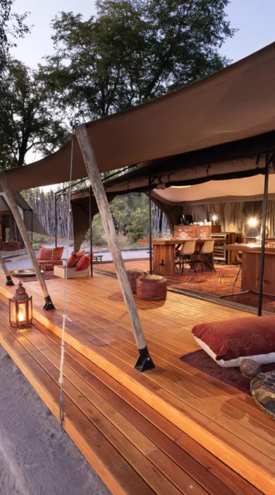 Deck, Selinda Explorers, Linyanti, Botswana