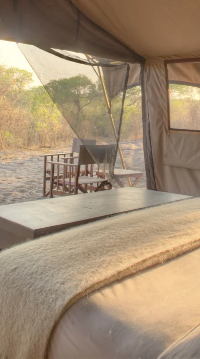 Savute under canva tent6