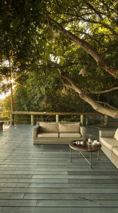 Deck, Chobe Game Lodge, Chobe National Park, Botswana