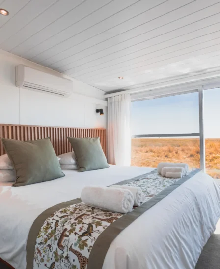 Bedroom, Chobe Princess, Chobe NP, Botswana
