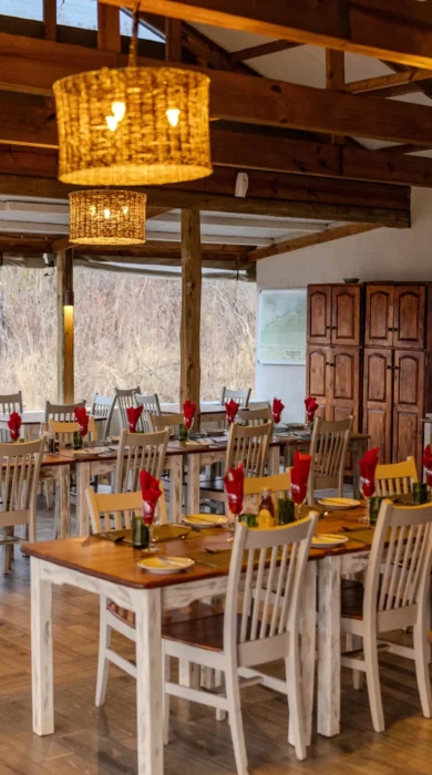 Dining, Chobe Elephant Camp, Chobe NP, Botswana