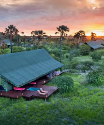Jacks Camp exterior, Botswana