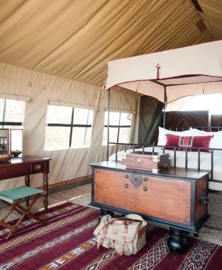 Double Tent, Camp Kalahari, Makgadikgadi Pans, Botswana
