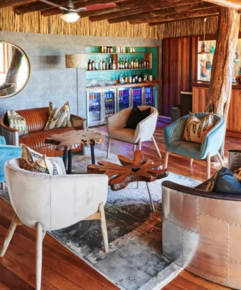 Bar, Leroo La Tau, Makgadikgadi Salt Pans, Botswana