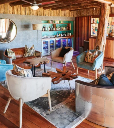 Bar, Leroo La Tau, Makgadikgadi Salt Pans, Botswana