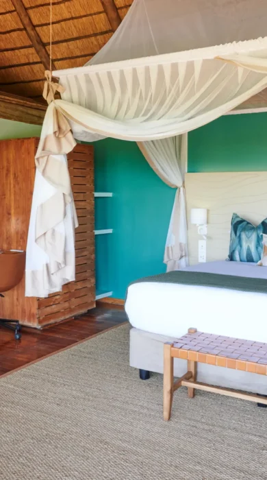 Bedroom, Leroo La Tau, Makgadikgadi Salt Pans, Botswana