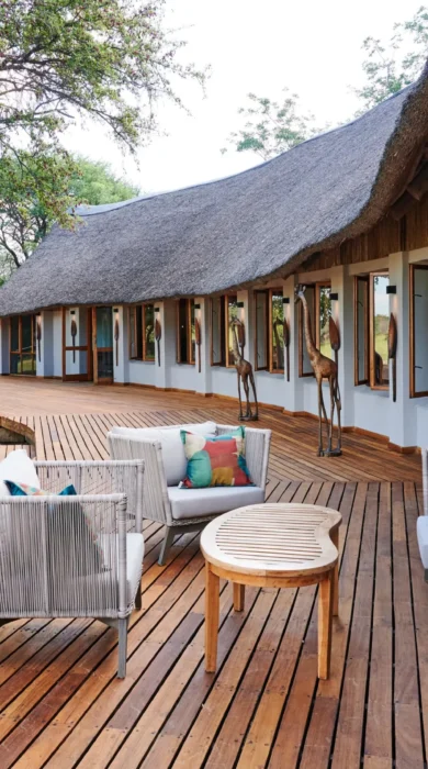 Deck, Leroo La Tau, Makgadikgadi Salt Pans, Botswana
