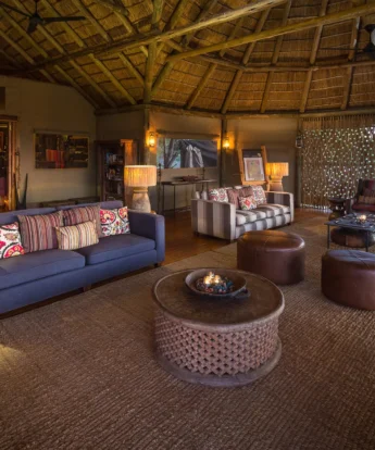main area, wilderness kalahari plains, central kalahari, botswana