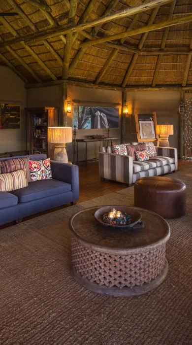 main area, wilderness kalahari plains, central kalahari, botswana