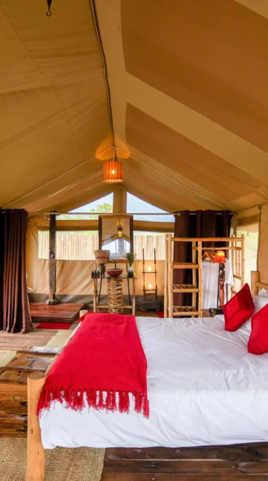 asanja moru tanzania double room Enkiama bed