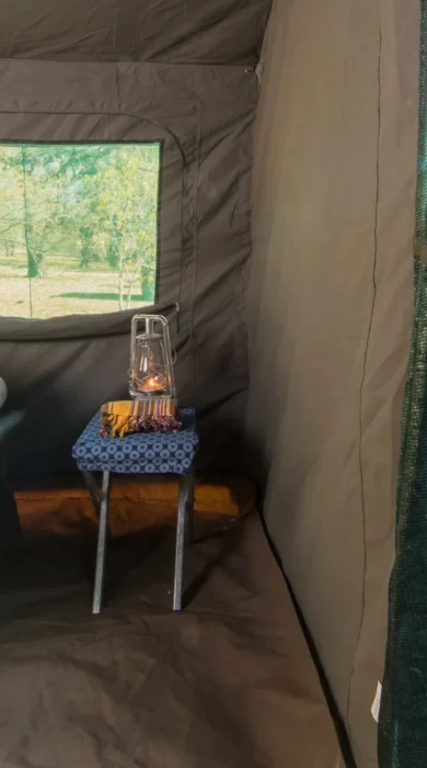 letaka safaris tent split botswana yellow zebra safaris