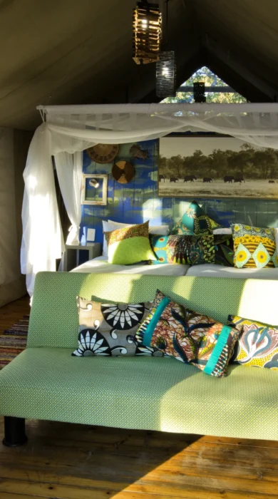 Hyena Pan Camp Double Bedroom