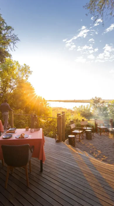 Boma views at Little DumaTau, Botswana