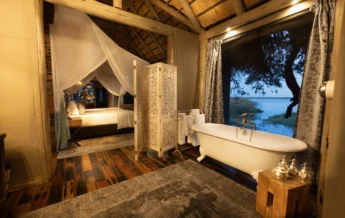 Bathroom, Sitatunga Private Island Camp, Okavango Delta, Botswana