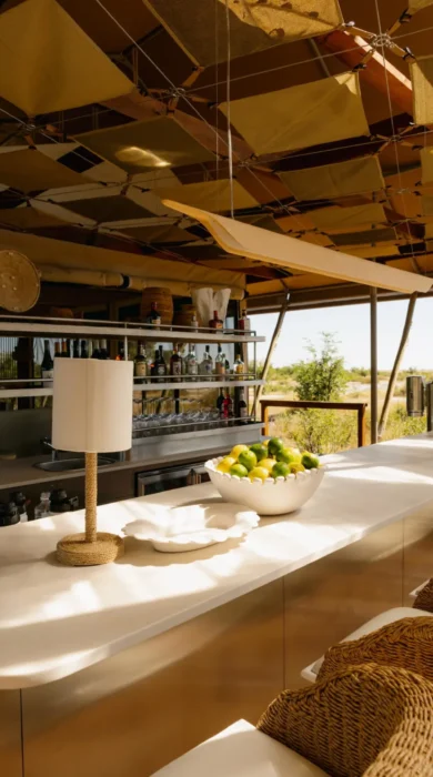 Bar, Wilderness Mokete, Okavango Delta, Botswana