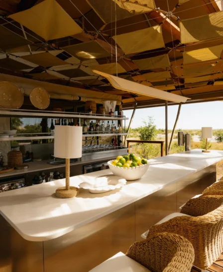 Bar, Wilderness Mokete, Okavango Delta, Botswana