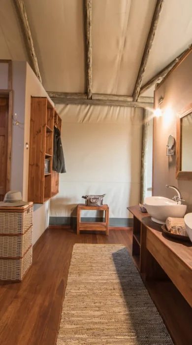 Bathroom, Setari Camp, Okavango Delta, Botswana