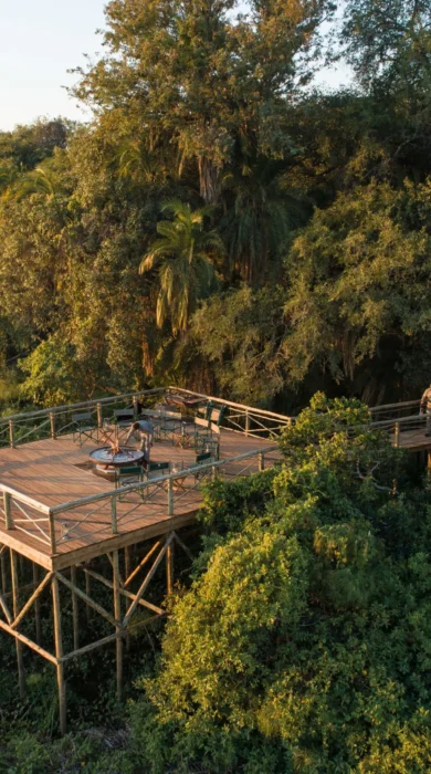 Deck, Setari Camp, Okavango Delta, Botswana