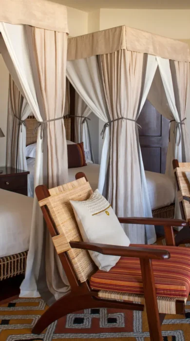 twin room, four seasons serengeti, tanzania