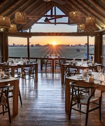 Dining Area, Mokolwane, Okavangao Delta, Botswana