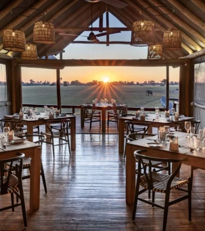 Dining Area, Mokolwane, Okavangao Delta, Botswana