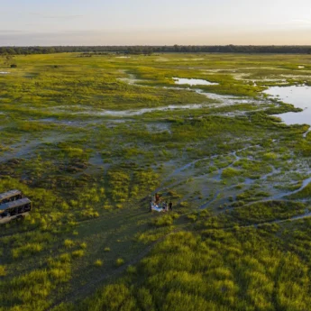 Bush Dinner, Mokolwane, Okavangao Delta, Botswana