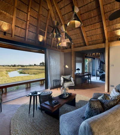Lounge, Tawana, Moremi Game Reserve, Botswana