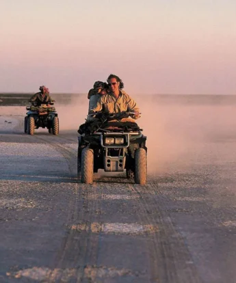 quadbiking, Makgadikgadi Salt Pans, botswana safaris