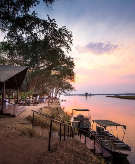Sunrise, Old Mondoro, Lower Zambezi, Zambia