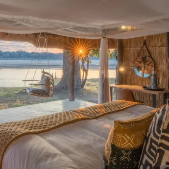 safari room, time and tide kakuli bush camp, south luangwa national park, zambia