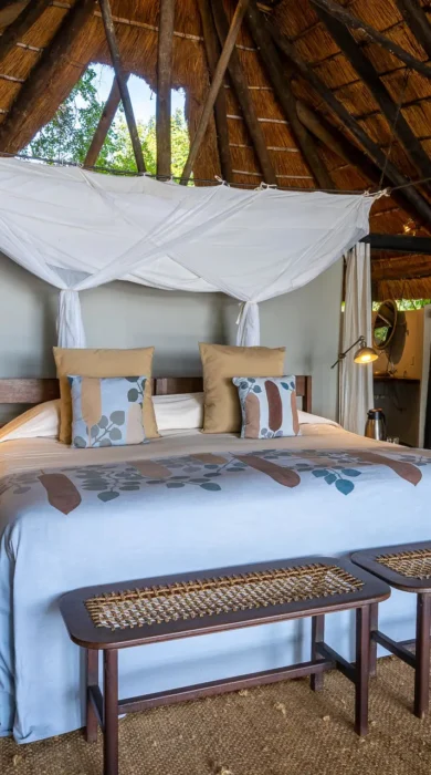 Bedroom, Nkwali Camp, South Luangwa, Zambia