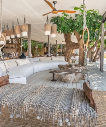 main area lounge, time and tide chinzombo, south luangwa national park, zambia
