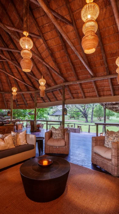Seating Area, Bilimungwe, South Luangwa NP, Zambia