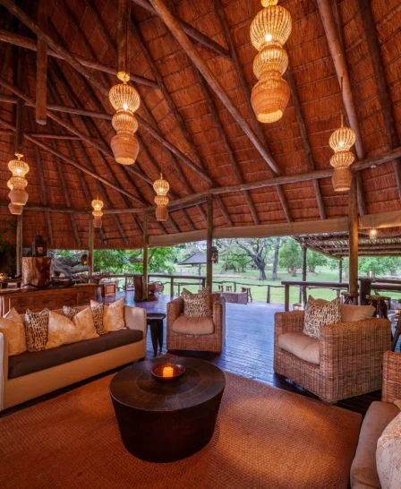 Seating Area, Bilimungwe, South Luangwa NP, Zambia