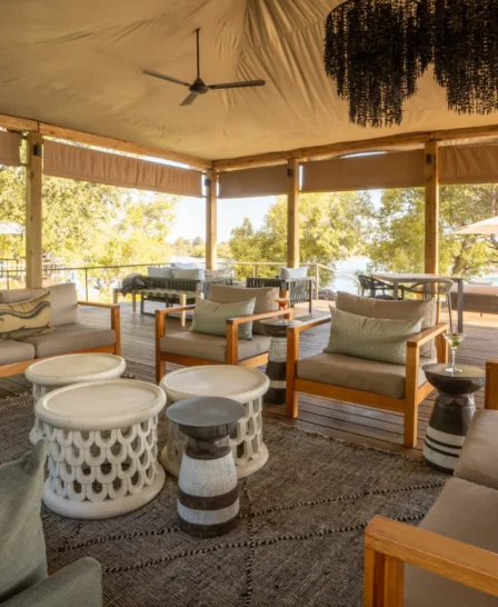 Lounge, Toka Leya, Mosi Oa Tunya NP, Zambia